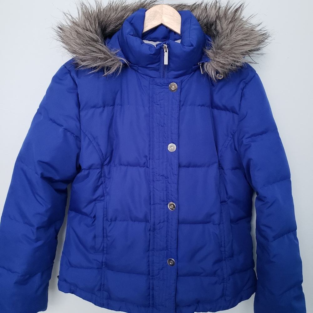 White Rivet Blue Jacket XL